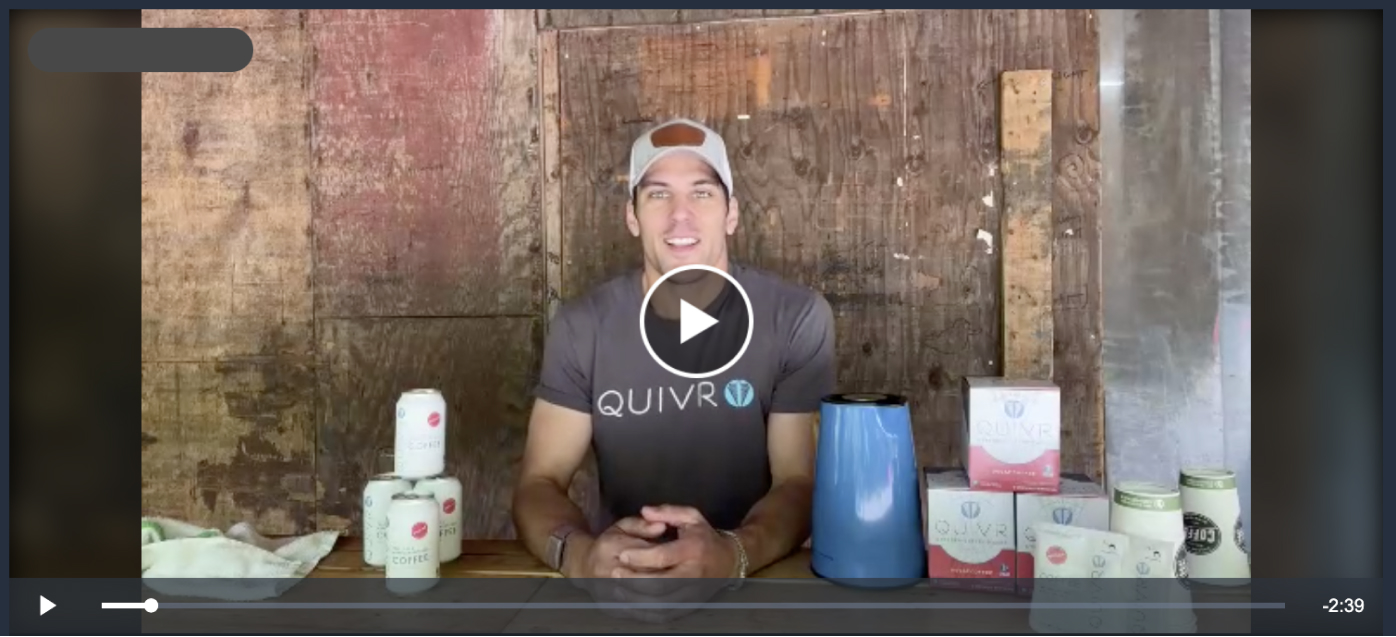 QUIVR coffee live