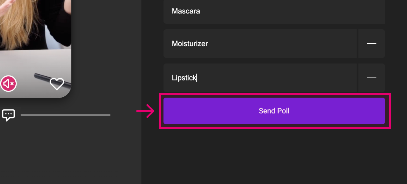 Send the poll